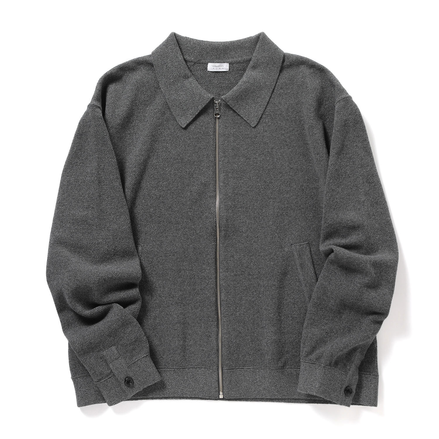 crepuscule / クレプスキュール | Co/Wo Moss Stitch Zip Blouson