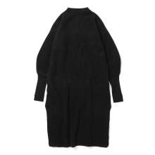 BATONER / バトナー | CASHMERE FOX BOAT NECK ONEPIECE (レディース) - Black