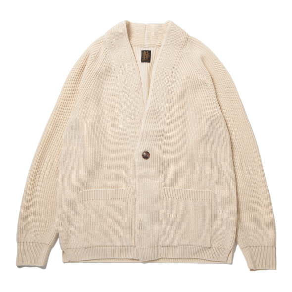 1BUTTON CARDIGAN (メンズ) - Ivory