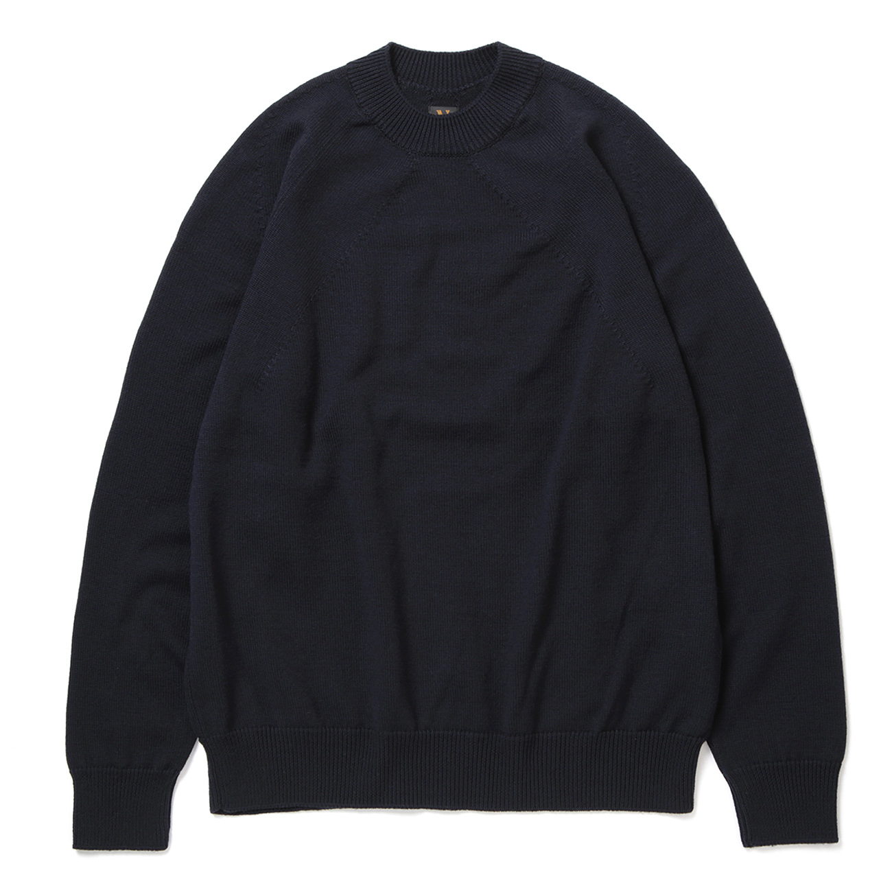 BATONER / バトナー | SIGNATURE AGING WOOL CREW NECK (FLAT) (メンズ 