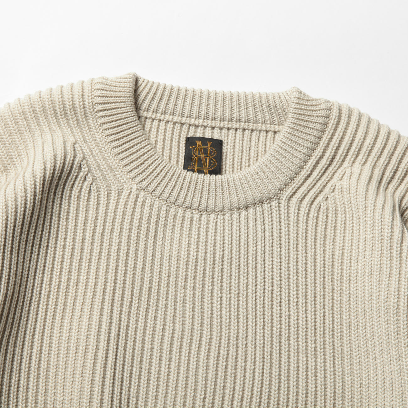 BATONER / バトナー | SIGNATURE RIB CREW NECK (メンズ