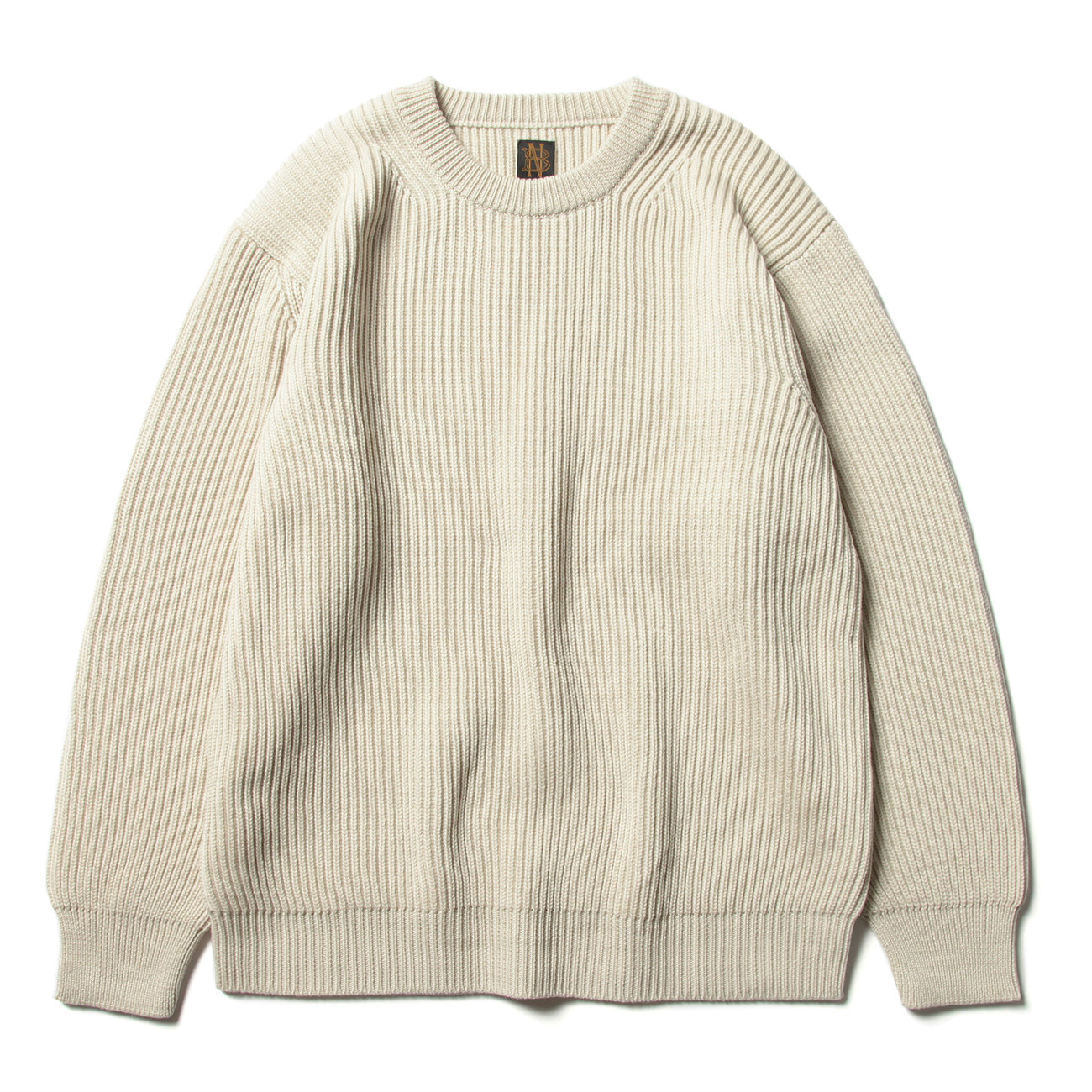 BATONER / バトナー | RIB CREW NECK (メンズ) - Ivory | 通販 - 正規