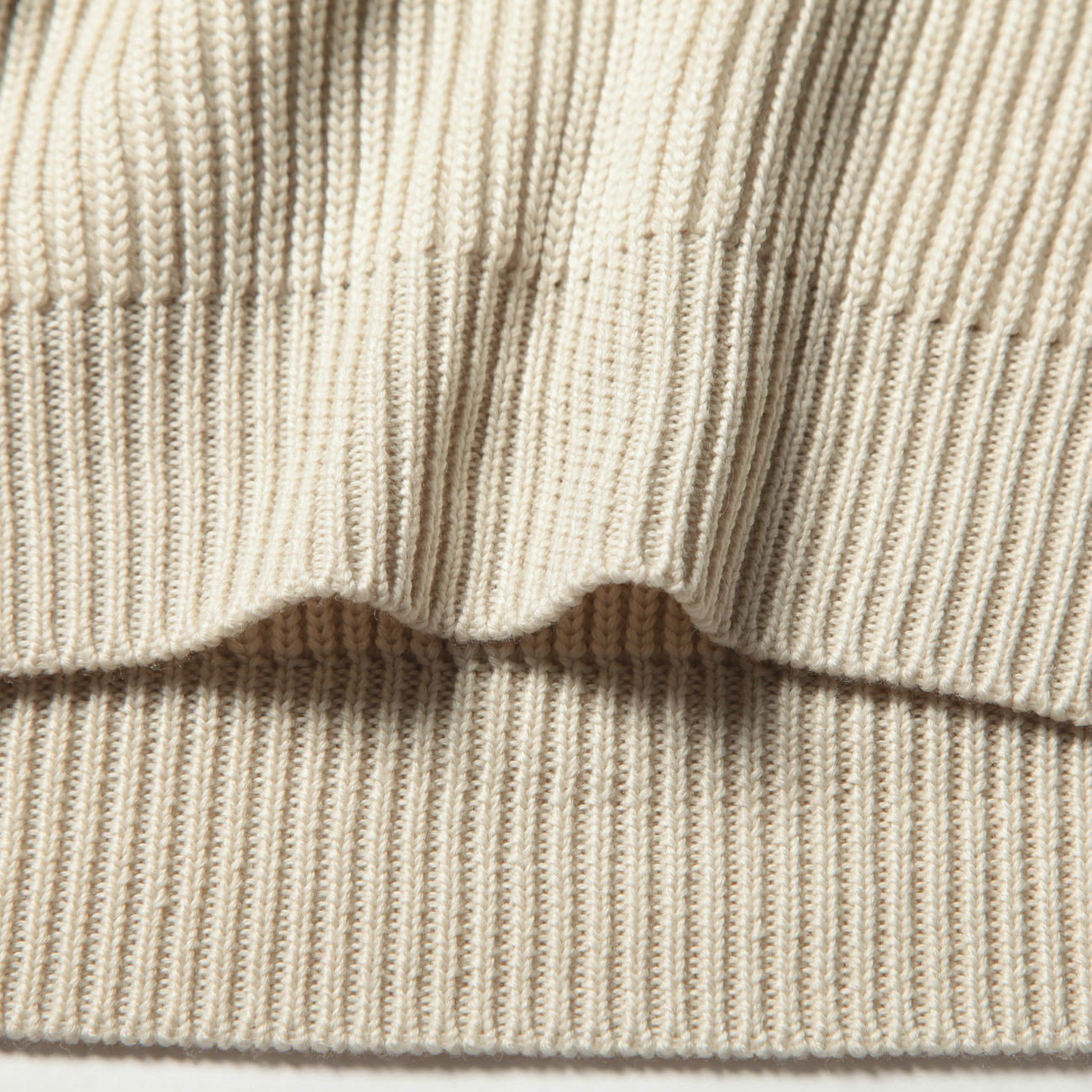 BATONER / バトナー | RIB CREW NECK (メンズ) - Ivory | 通販 - 正規 