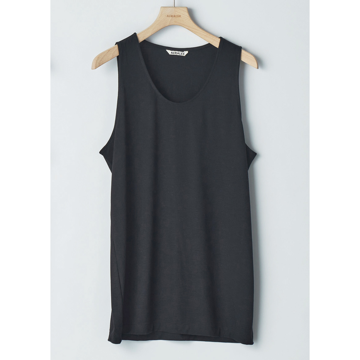 AURALEE / オーラリー | SUPER SOFT WOOL JERSEY TANK (メンズ) - Dark