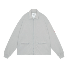 C.E / シーイー | DBL KNIT COLLARED ZIP UP - Khaki