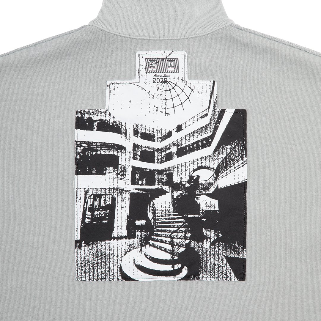 C.E / シーイー | DBL KNIT COLLARED ZIP UP - Khaki | 通販 - 正規