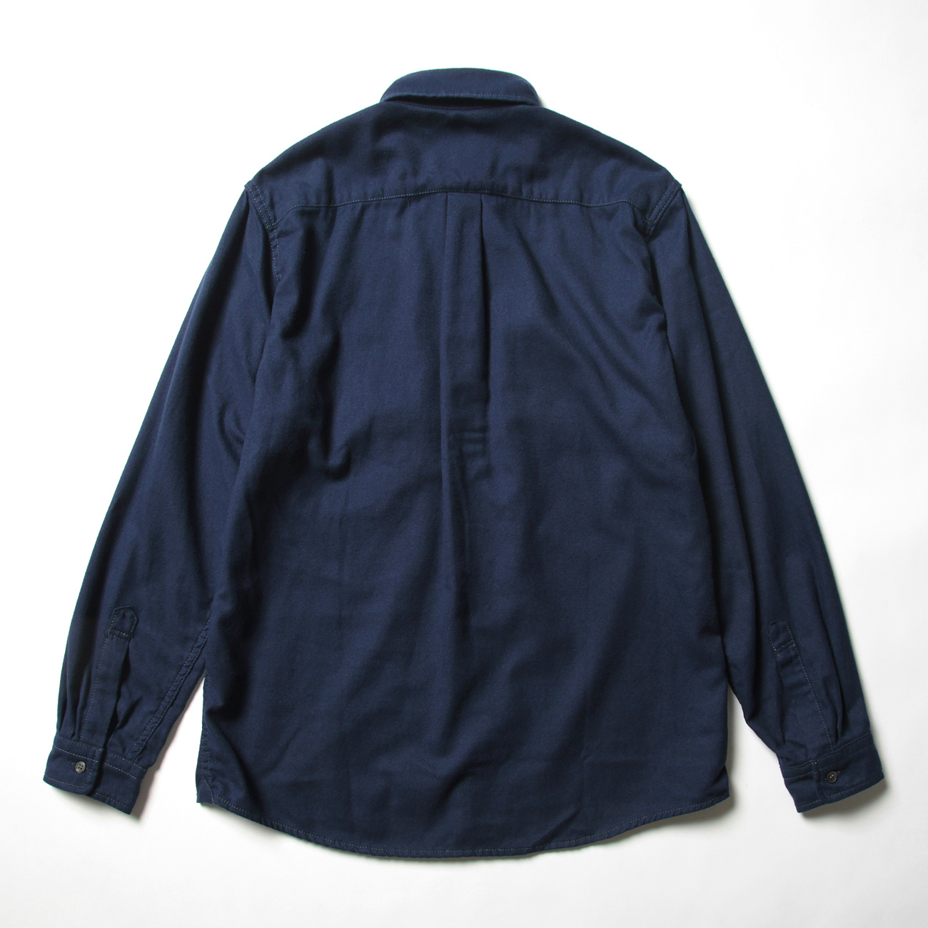 and wander / アンドワンダー | thermonel shirt (M) - Navy | 通販