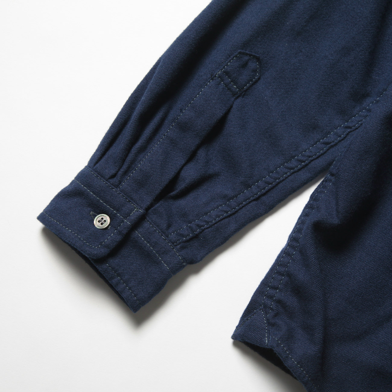 and wander / アンドワンダー | thermonel shirt (M) - Navy | 通販