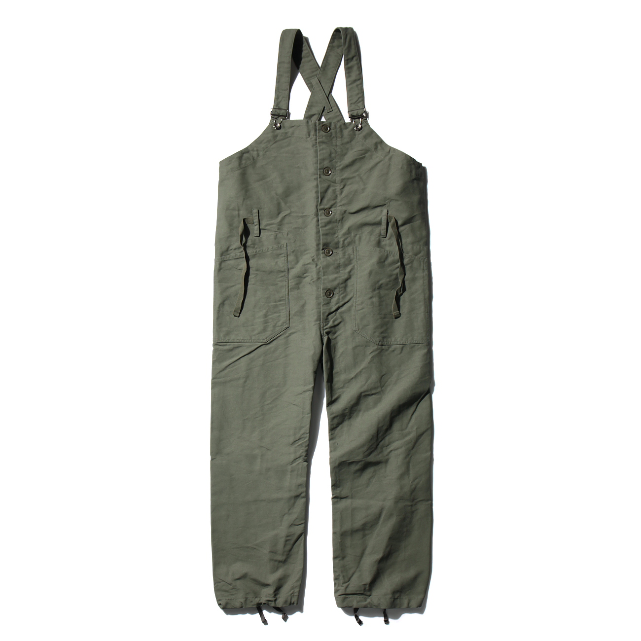 ENGINEERED GARMENTS / エンジニアドガーメンツ | Overalls - Cotton Double Cloth - Olive  | 通販 - 正規取扱店 | COLLECT STORE / コレクトストア