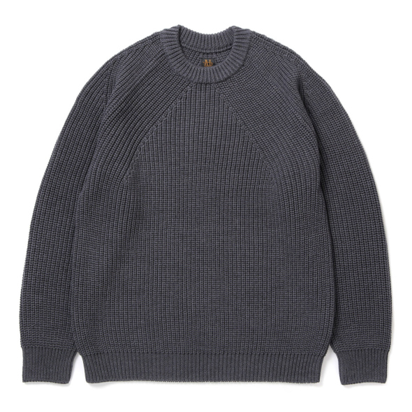 超歓迎 CREW SIGNATURE NECK バトナー BATONER GREY ニット/セーター