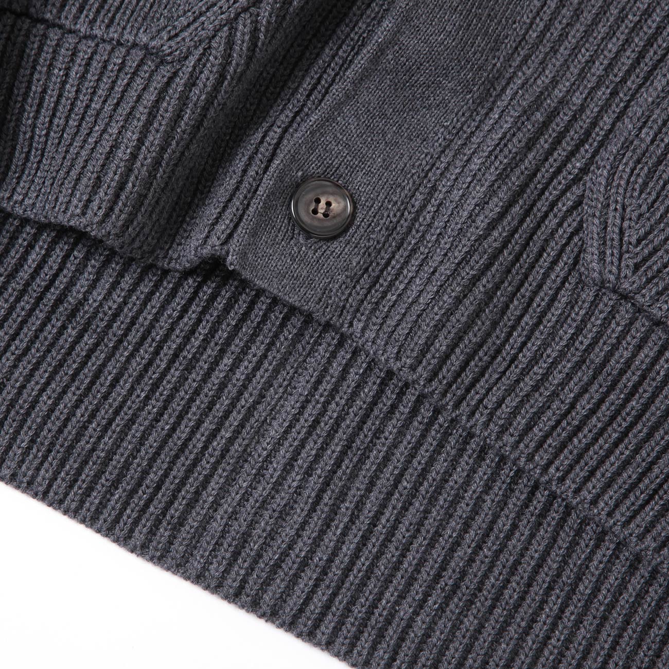 トップス BATONER SOLID WOOL RIB CARDIGAN Men's BATONER” SOLID WOOL RIB CARDIGAN BLACK” | Lapel online