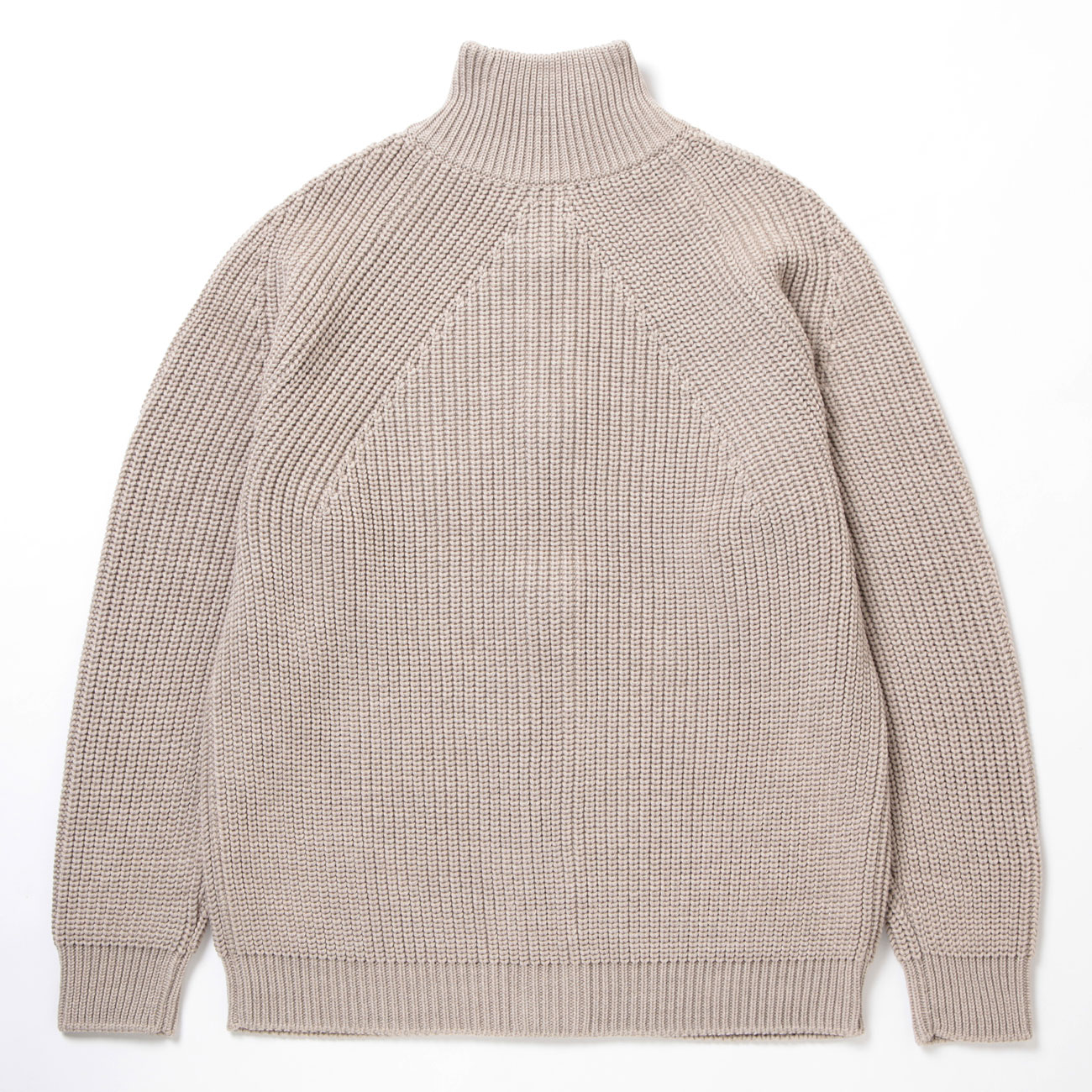 BATONER / バトナー | SIGNATURE DRIVERS KNIT (メンズ) - Beige