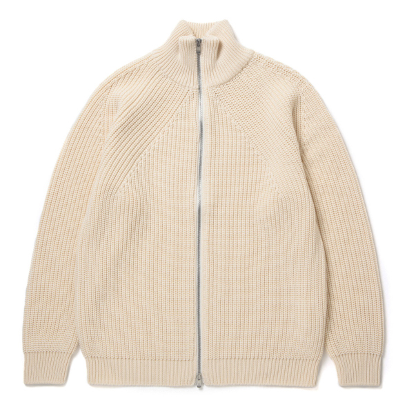 BATONER / バトナー | SIGNATURE DRIVERS KNIT (メンズ) - Ivory