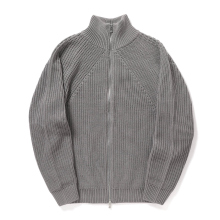 BATONER / バトナー | SIGNATURE DRIVERS KNIT (メンズ) - Gray