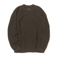 BATONER / バトナー | SIGNATURE CREW NECK (メンズ) - Walnut