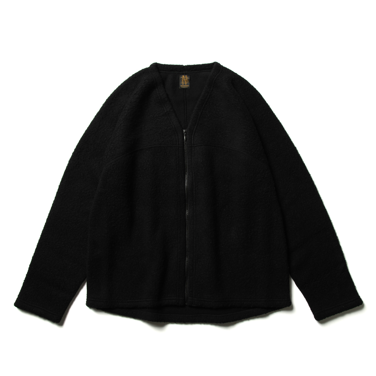 BATONER / バトナー | SUPER140 BOA ZIPUP V-NECK CARDIGAN