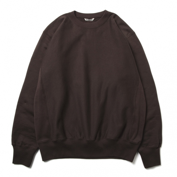 AURALEE / オーラリー | HIGH COUNT HEAVY SWEAT P/O (メンズ) - Dark
