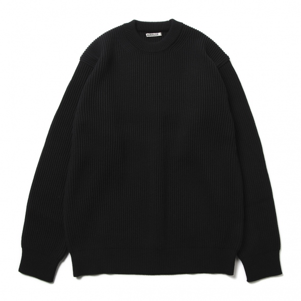 AURALEE / オーラリー | SUPER FINE WOOL RIB KNIT BIG P/O (メンズ