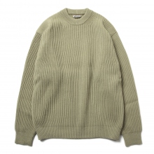 AURALEE / オーラリー | SUPER FINE WOOL RIB KNIT BIG P/O (メンズ) - Top Yellow | 通販  - 正規取扱店 | COLLECT STORE / コレクトストア