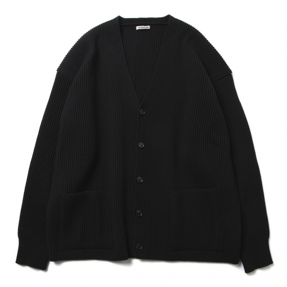 AURALEE / オーラリー | SUPER FINE WOOL RIB KNIT BIG