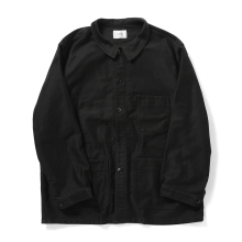 CIOTA / シオタ | Moleskin French Work Jacket (One Wash) - Black