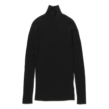 RIBNATURE TURTLE NECK (レディース) - Black