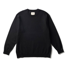 snow peak / スノーピーク | Washable Wool Crewneck Knit - Black