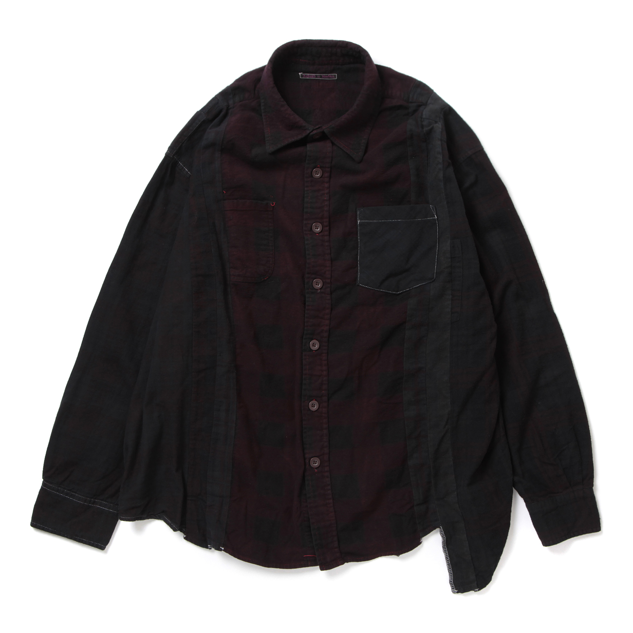 トップス Rebuild by Needles / 7 Cuts Shirt M RW394]Rebuild by Needles(リビルドバイニードルズ) Flannel Shirt
