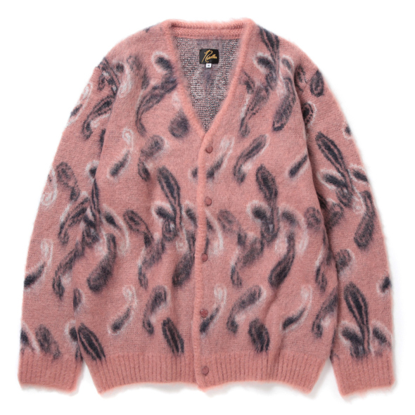 NEEDLES / MOHAIR CARDIGANニードルズ Needles / ニードルズ | Mohair Cardigan - Paisley - Pink | 通販
