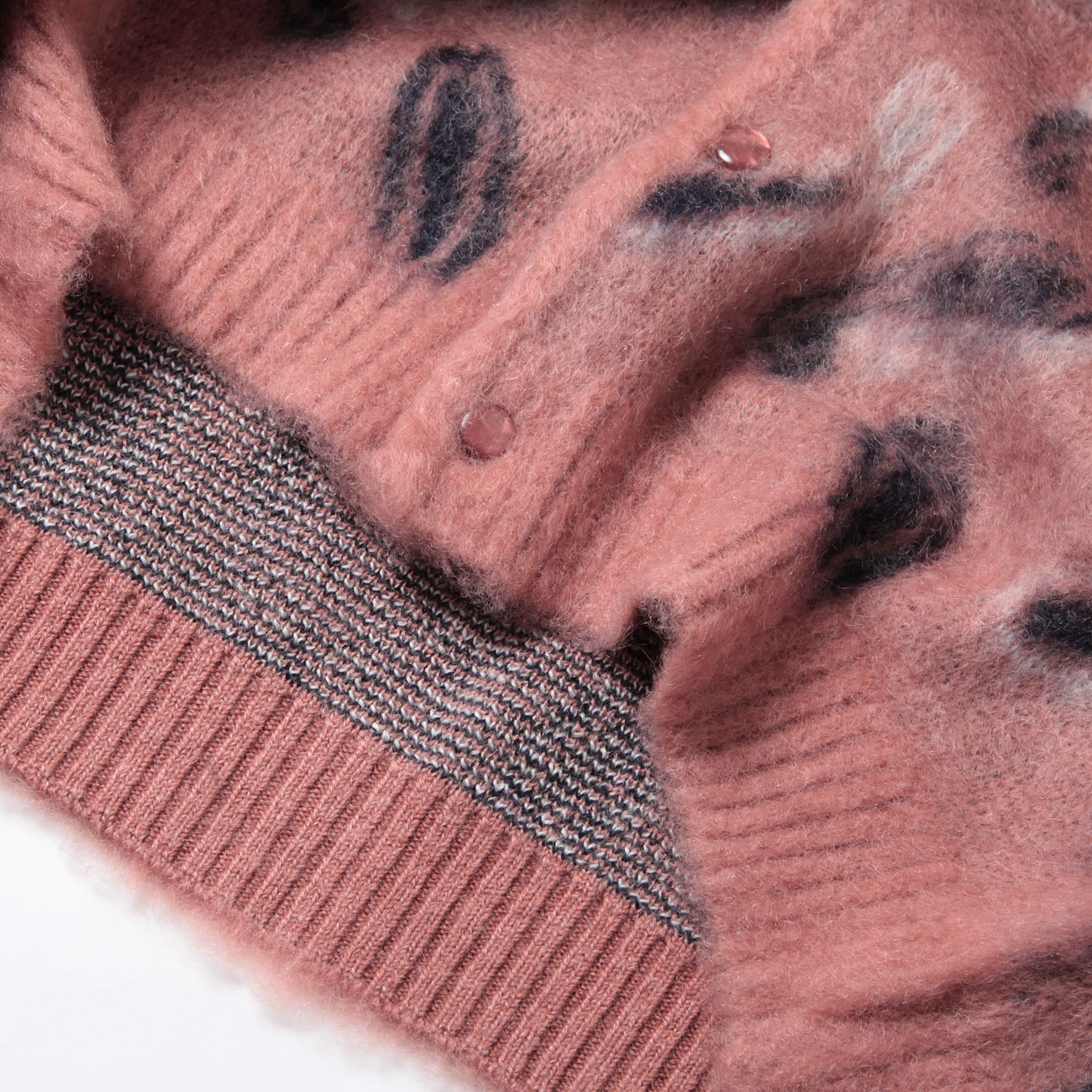 Needles / ニードルズ | Mohair Cardigan - Paisley - Pink | 通販
