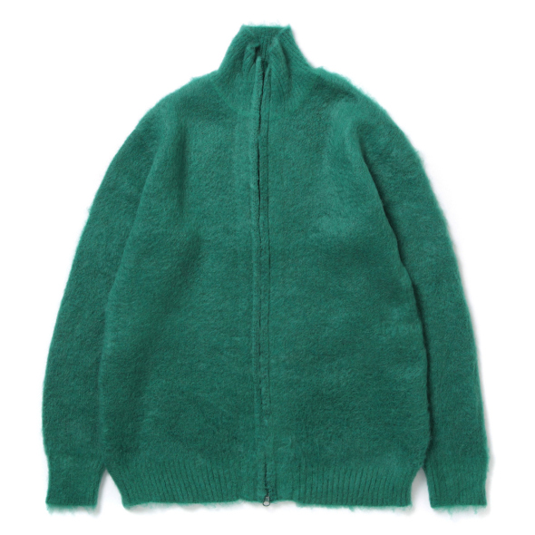 トップス Needles ZIPPED MOHAIR CARDIGAN-SOLID NEEDLES(ニードルズ) ZIPPED MOHAIR CARDIGAN - SOLID | B'2nd