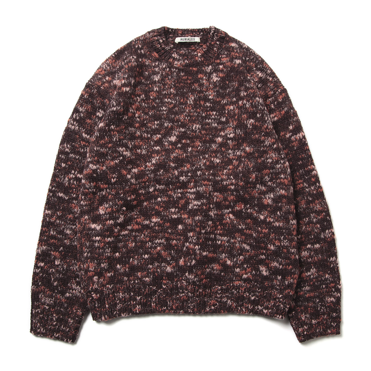 AURALEE / オーラリー | WOOL MIX COLOR SLUB YARN KNIT P/O