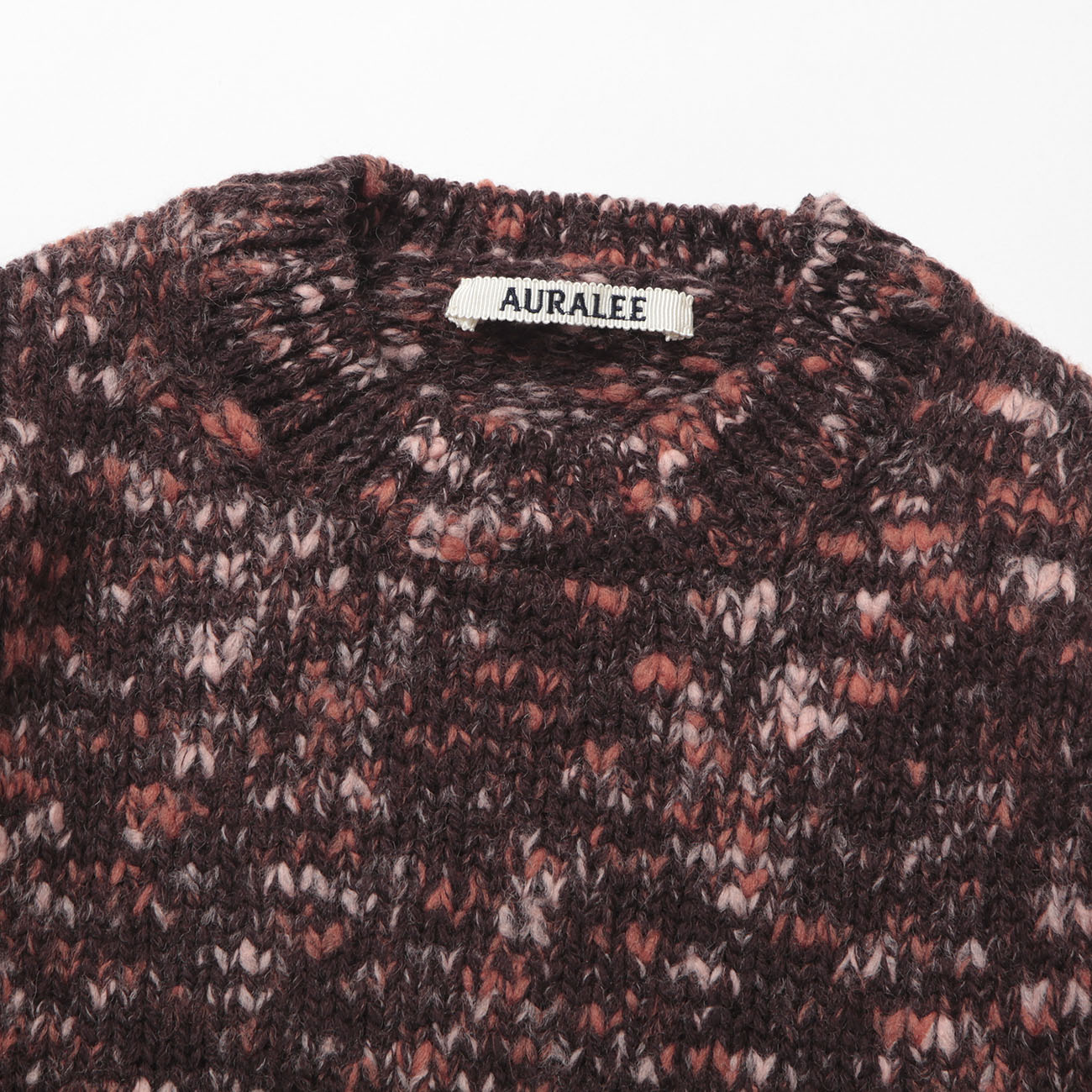 AURALEE / オーラリー | WOOL MIX COLOR SLUB YARN KNIT P/O