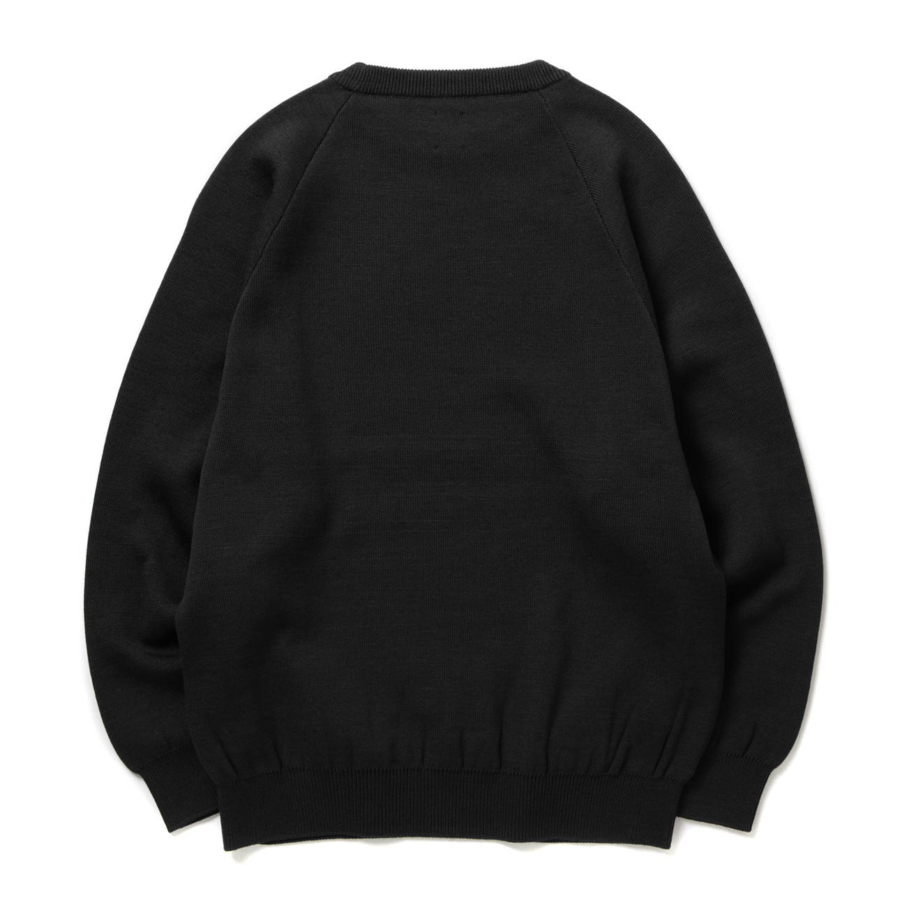 BATONER / バトナー | SOLID WOOL W-FACE CREW NECK (メンズ