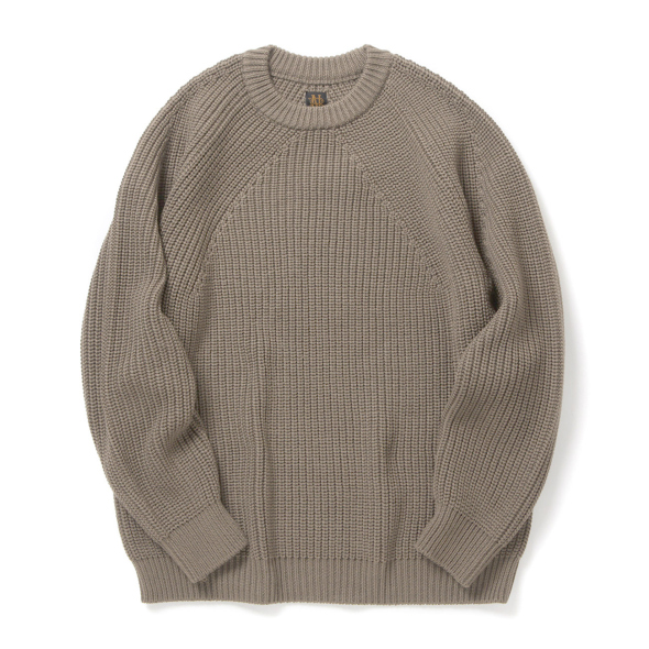 BATONER / バトナー | SIGNATURE CREW NECK (メンズ) - Melange Brown