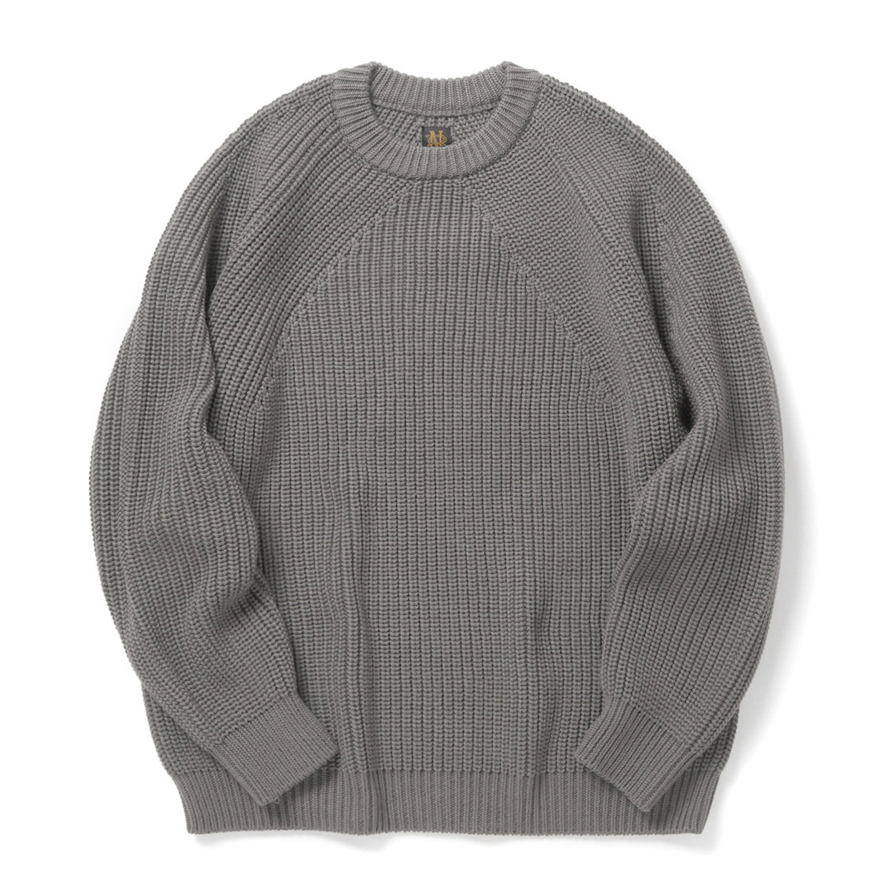 BATONER(バトナー)　SIGNATURE CREW NECK グレージュ BATONER / バトナー | SIGNATURE CREW NECK (メンズ) - Melange Gray