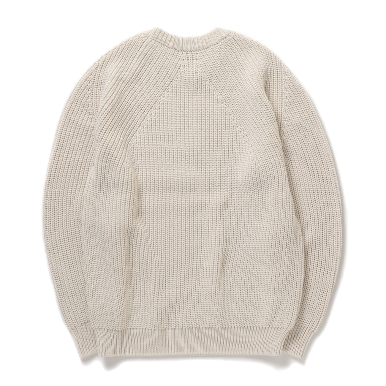 BATONER SIGNATURE CREW NECK メンズ　アイボリー BATONER / バトナー | SIGNATURE CREW NECK (メンズ) - Ivory
