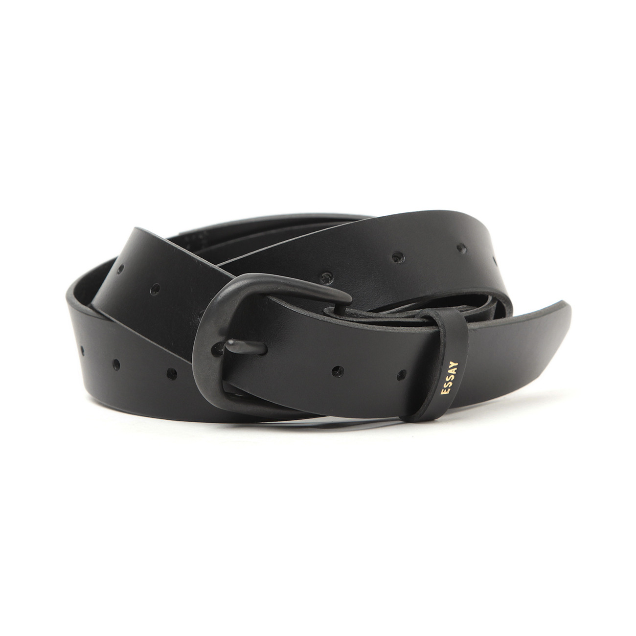 ESSAY / エッセイ | A-4 LONG LEATHER BELT - Black | 通販 - 正規取扱