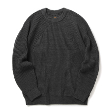 BATONER / バトナー | SIGNATURE CREW NECK (メンズ) - Charcoal