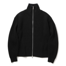 BATONER / バトナー | SOLID WOOL DRIVERS KNIT (レディース) - Black