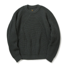 BATONER / バトナー | SIGNATURE CREW NECK (レディース) - Charcoal Green