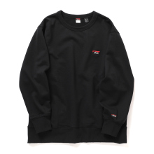 NANGA / ナンガ | ECO HYBRID MINI BOX LOGO EMBROIDERY SWEATSHIRT - P.Black