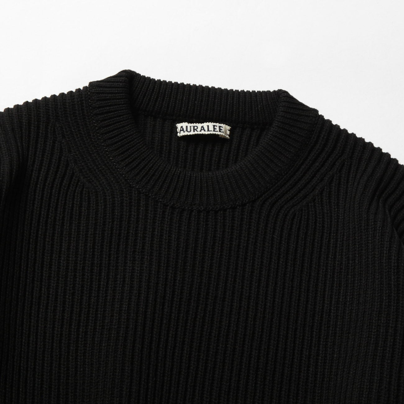 AURALEE / オーラリー | SUPER FINE WOOL RIB KNIT BIG P/O