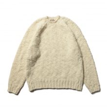 AURALEE / オーラリー | WOOL SLUB KNIT P/O (レディース) - Ecru