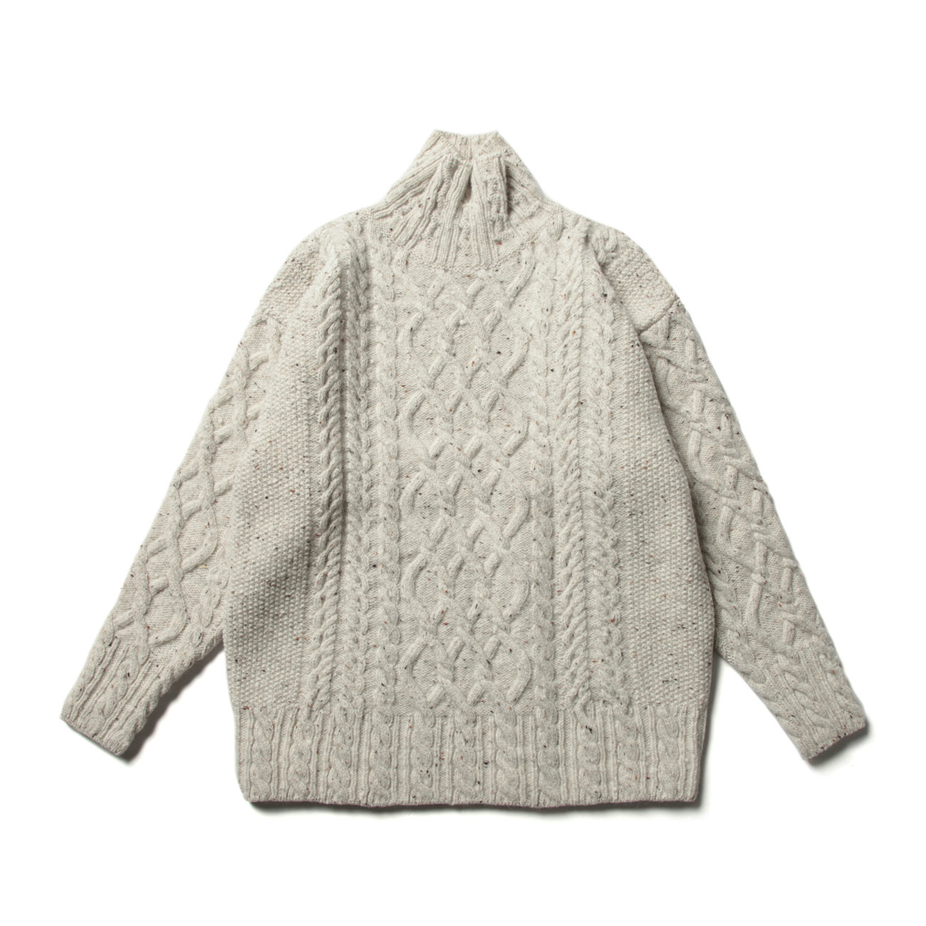 AURALEE WOOL BABY　ALPACA CABLE KNIT