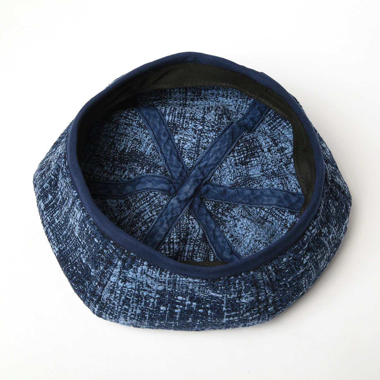 Porter Classic / ポータークラシック | PEELED CLOTH BERET - Blue