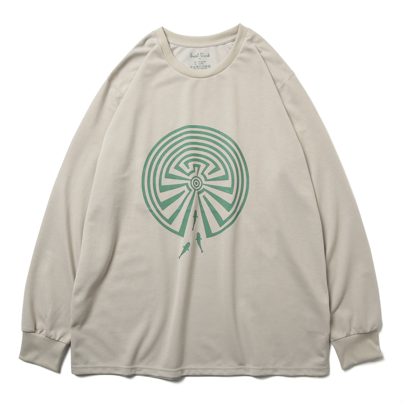 South2 West8 / サウスツーウエストエイト | L/S Crew Neck Tee - MAZE