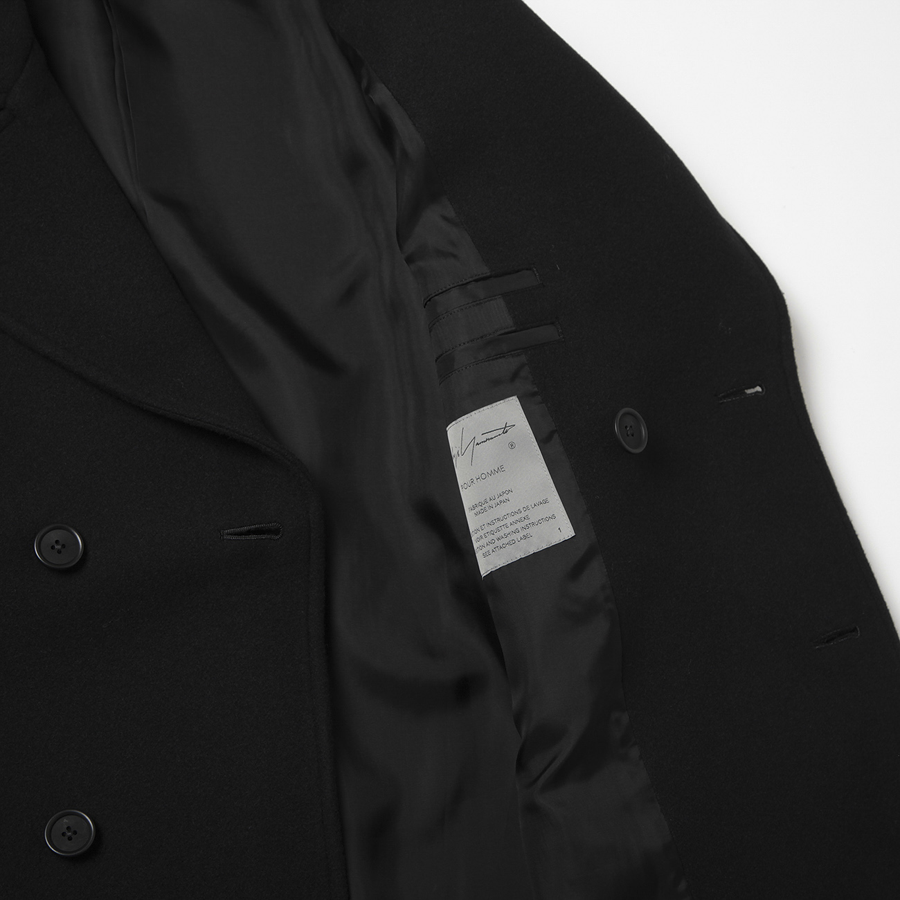 ヤマグチ ヨシエさん専用 Yohji Yamamoto POUR HOMME / ヨウジ ヤマモト | HE-C28-508-1 - Black