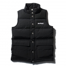 WILDTHINGS / ワイルドシングス | DOWN VEST - Black | 通販