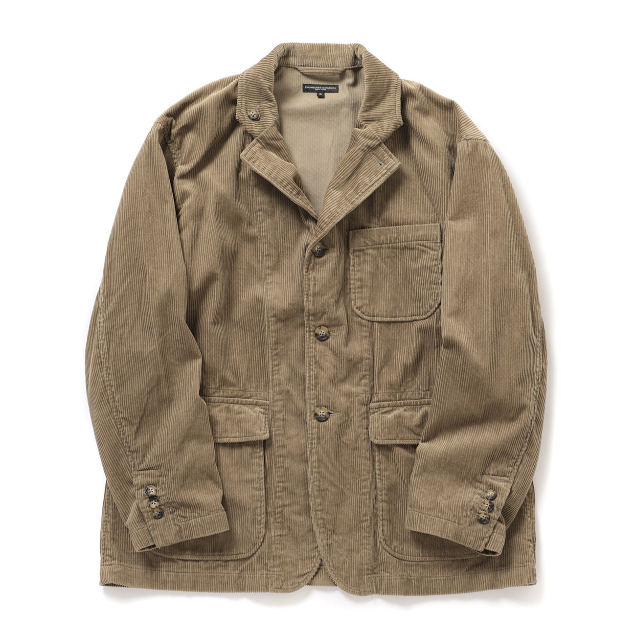 ジャケット・アウター Engineered Garments Loiter 8W Corduroy M Engineered Garments Loiter Jacket | Olive Cotton 8W Corduroy